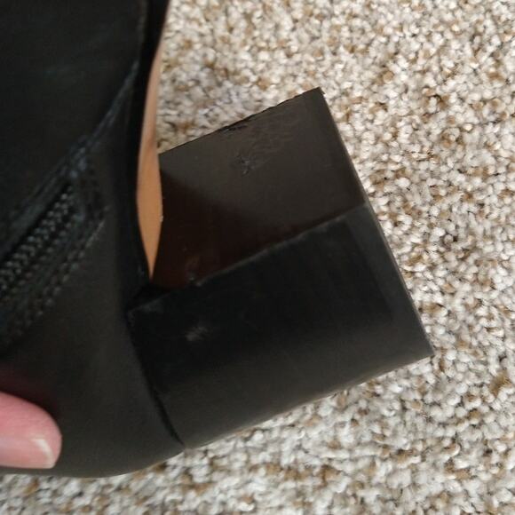 Linea Paolo Viva Black Leather Ankle Booties | Size 8.5 - Picture 15 of 16